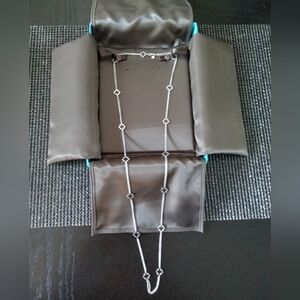 Birks Muse Monogram Sterling Silver Long Necklace